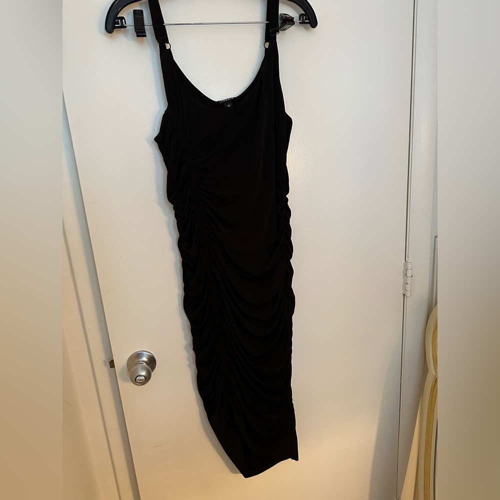 Torrid bodycon black dress size 00